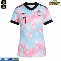 Belgien Kevin De Bruyne #7 Auswärtstrikot Frauen EM 2024 Kurzarm